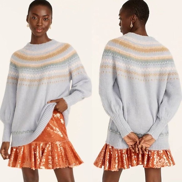 JCrew Fair Isle sweater size S - Picture 2 of 11